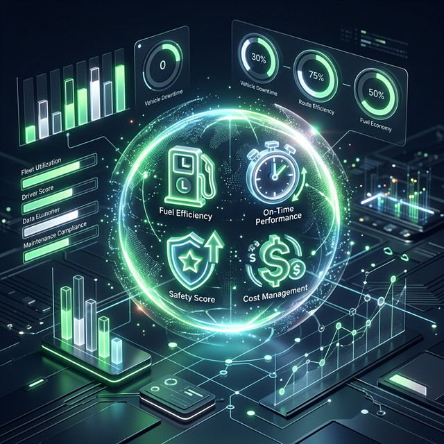 Các chỉ số KPI quan trọng nhất để đánh giá hiệu suất đội xe